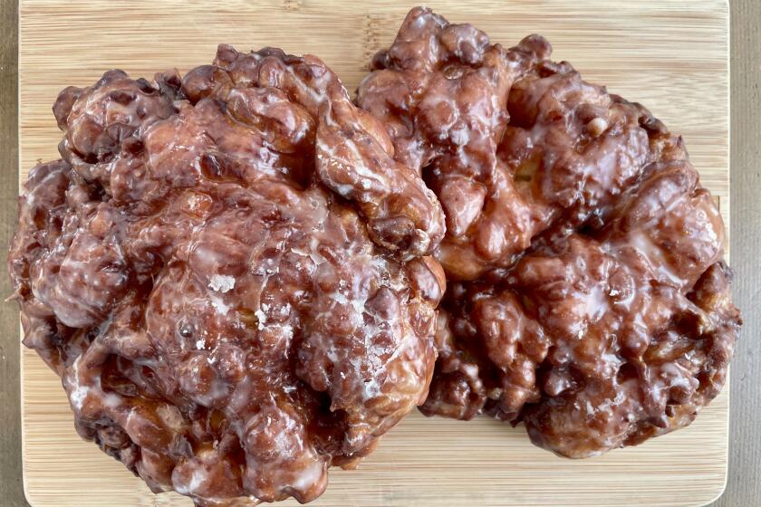 Apple fritters from Mr. Goods Donuts in Pasadena.