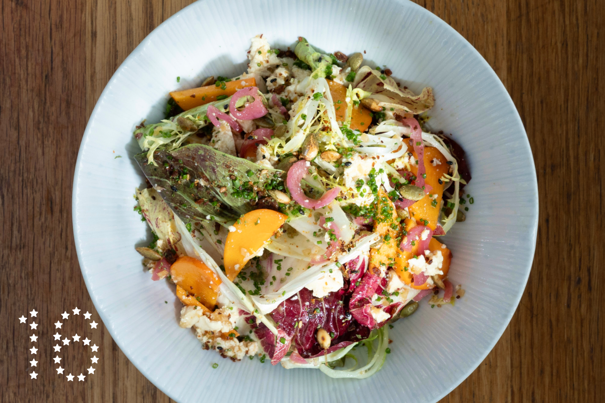 LOS ANGELES, CA - OCTOBER 28: Fall market salad at Tsubaki in Los Angeles, CA on Monday, Oct. 28, 2024. (Myung J. Chun / Los Angeles Times)