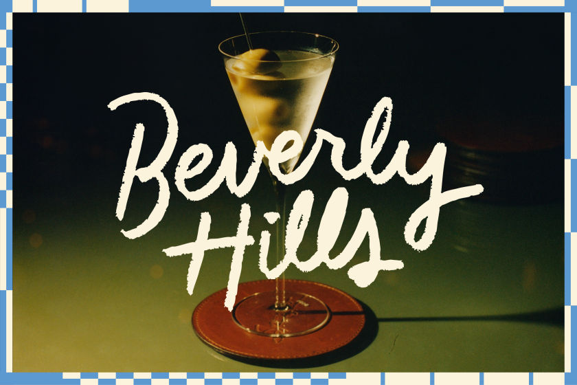 typographic treatment of 'Beverly Hills' title