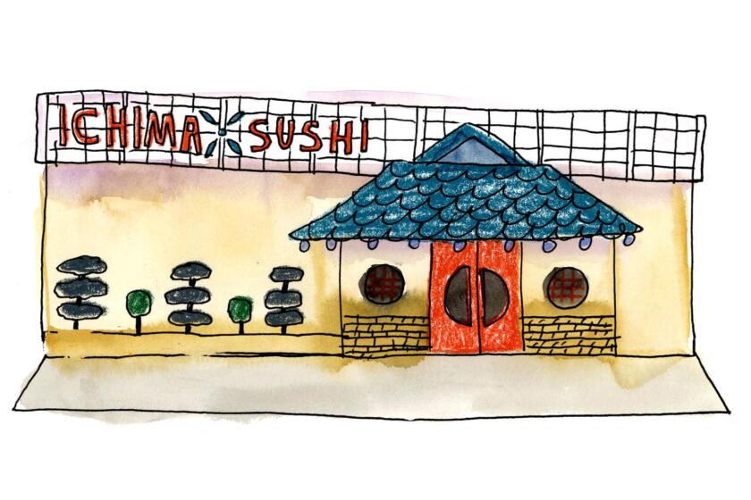 A sushi restaurant