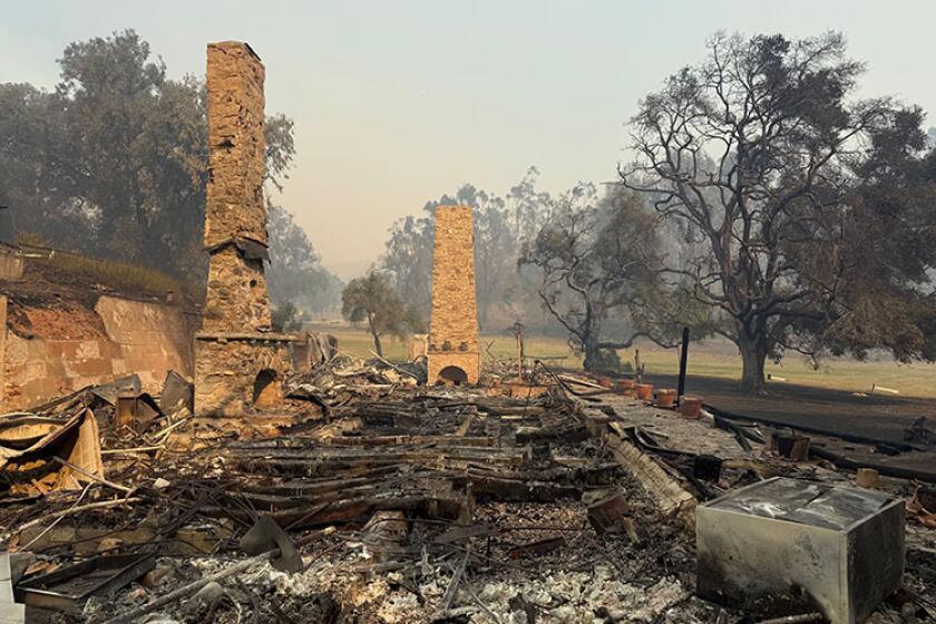 Palisades Fire Destroys Historic Homes and Buildings at Will Rogers State Historic Park and Topanga State Park. Will Rogers’ former ranch house was destroyed by the Palisades Fire, on Jan. 8, 2025.