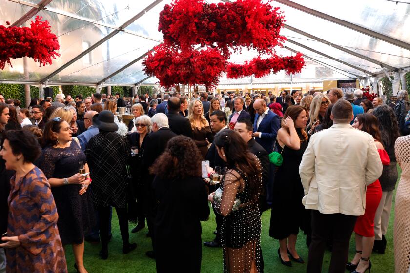 Guests attend the BAFTA Tea Party in Beverly Hills, Calif., in 2024.