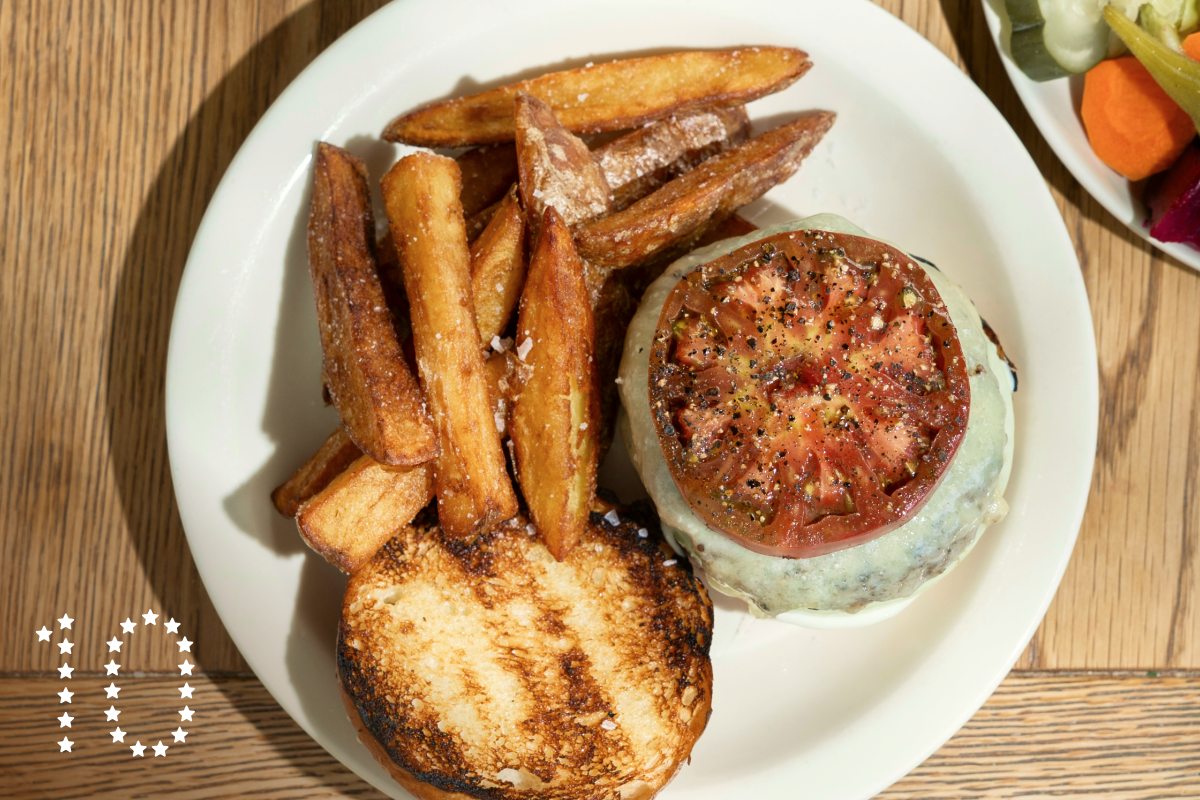 LOS ANGELES, CA - OCTOBER 30: The Burger at Dunsmoor in Los Angeles, CA on Wednesday, Oct. 30, 2024. (Myung J. Chun / Los Angeles Times)