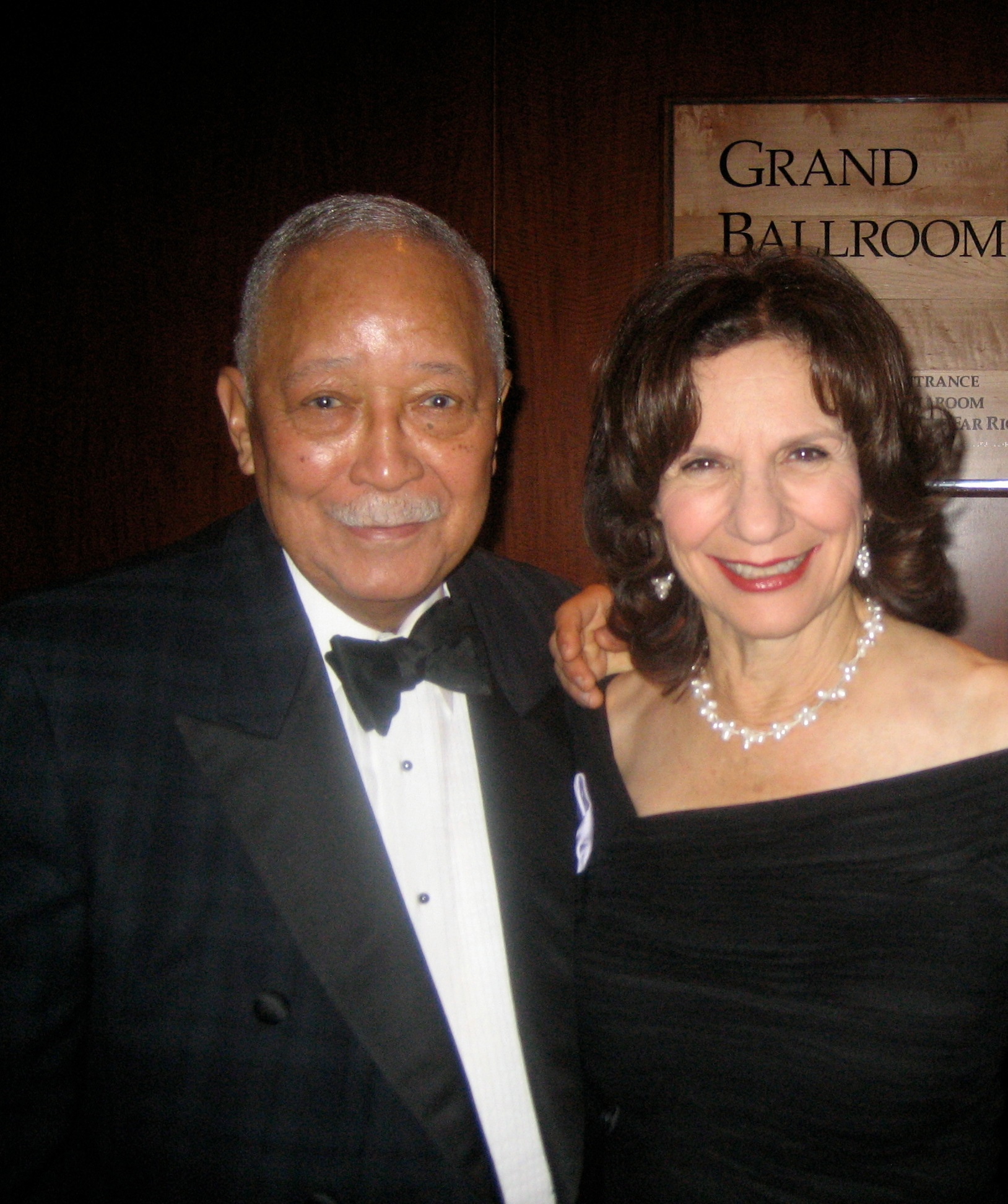 Shelly and Mayor Dinkins